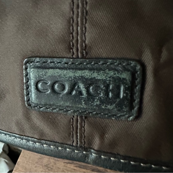 Coach Varick Nylon/ Leather Crossbody Messenger Bag 
 No. F1282-F70680 - Picture 6 of 12